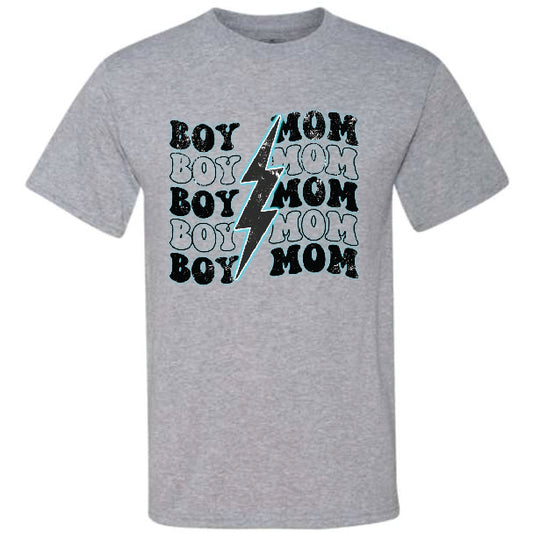 Boy Mom Lightning Bolt (CCS DTF Transfer Only)