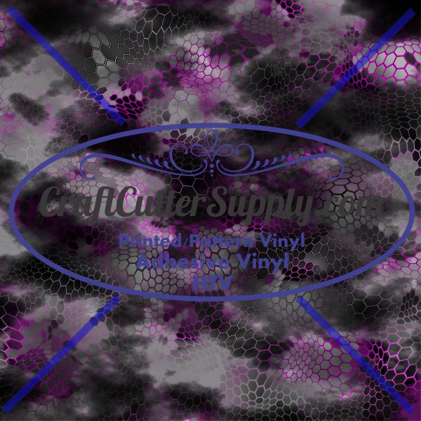 Bushwolf Chameleon Camo 2 Pink  12x12 - CraftCutterSupply.com