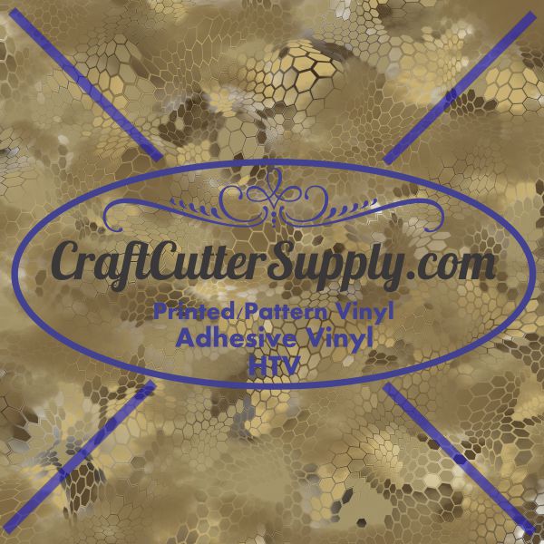 Bushwolf Chameleon Camo 3 Desert Light  12x12 - CraftCutterSupply.com