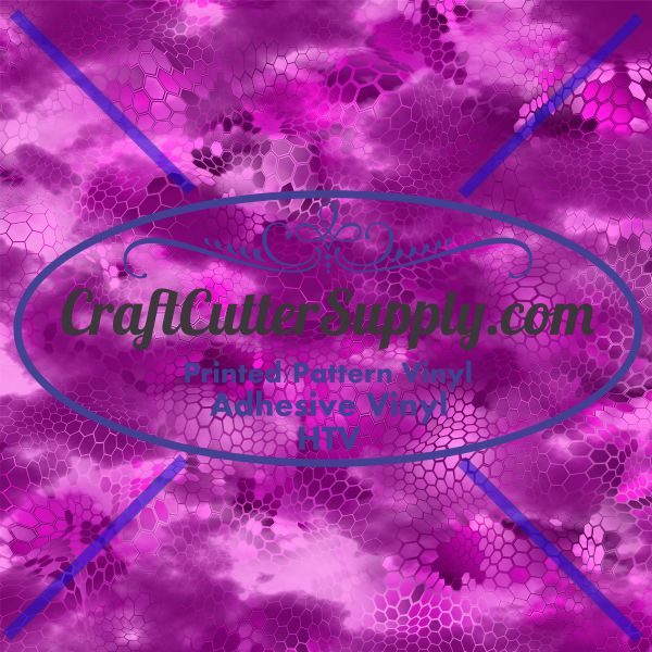Bushwolf Chameleon Camo 3 Pink  12x12 - CraftCutterSupply.com