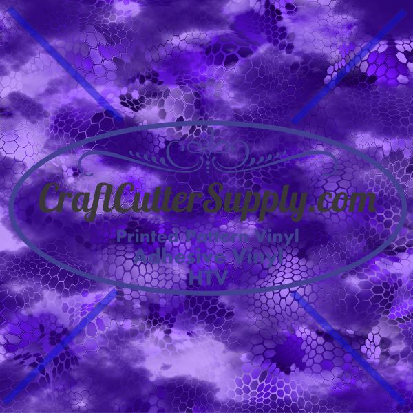 Bushwolf Chameleon Camo 3 Purple  12x12 - CraftCutterSupply.com