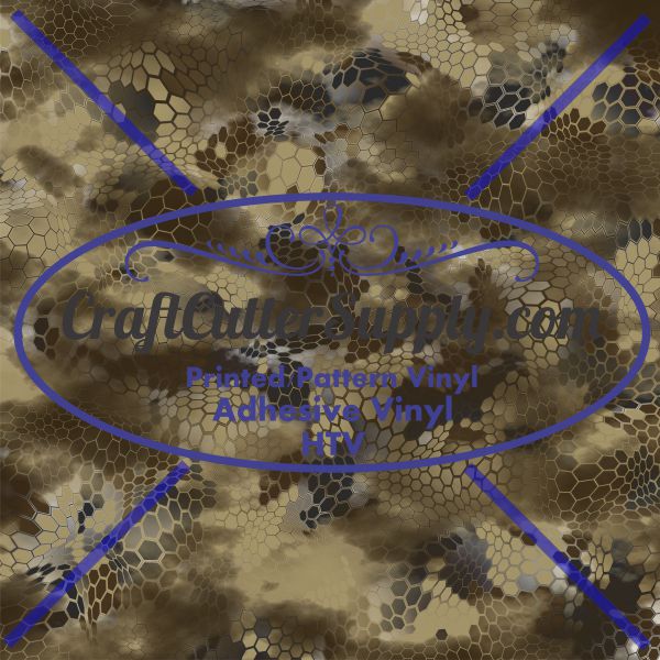 Bushwolf Chameleon Camo Desert  12x12 - CraftCutterSupply.com