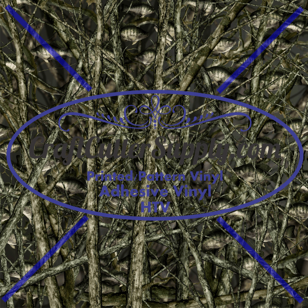 Bushwolf Crappie Camo 12x12 - CraftCutterSupply.com