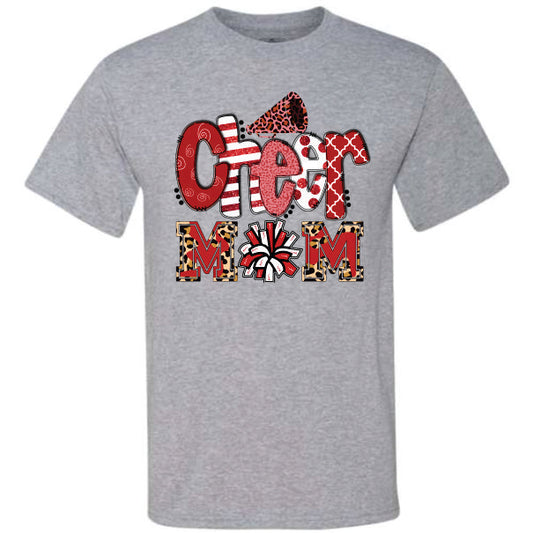 Cheer Mom Red Leopard (CCS DTF Transfer Only)