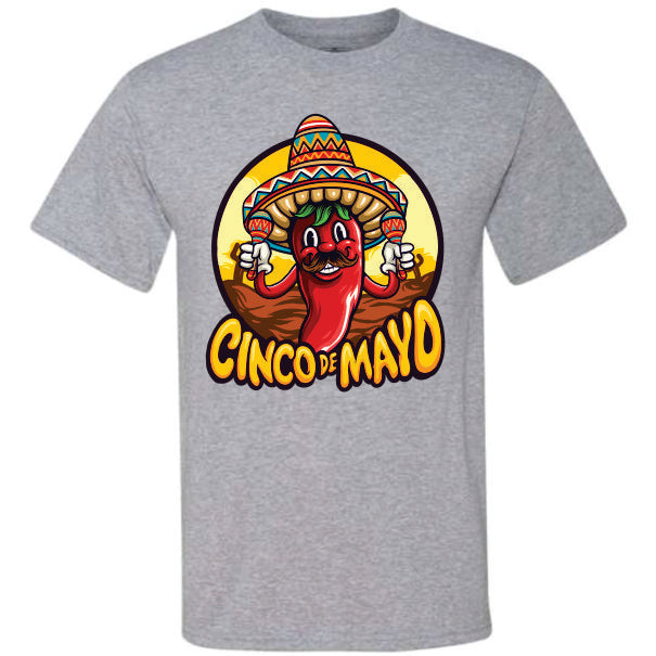 Chili Playing Maraca Cinco De Mayo (CCS DTF Transfer Only)