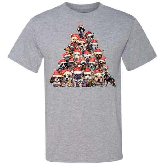 Christmas Dog Tree (CCS DTF Transfer Only)