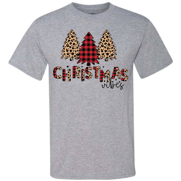 Christmas Vibe Buffalo Leopard (CCS DTF Transfer Only)