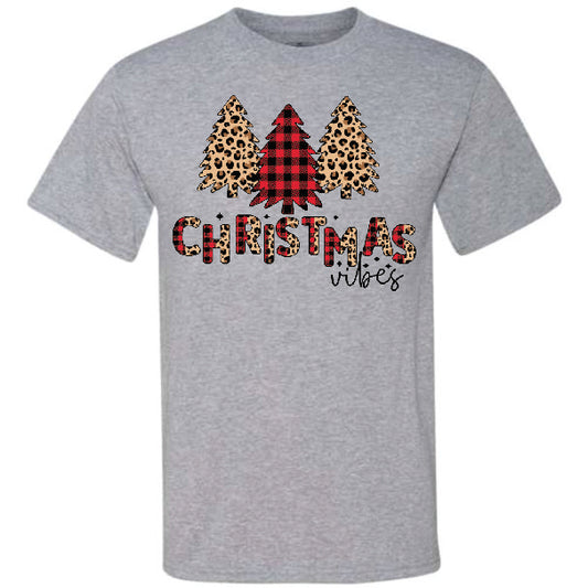 Christmas Vibe Buffalo Leopard (CCS DTF Transfer Only)