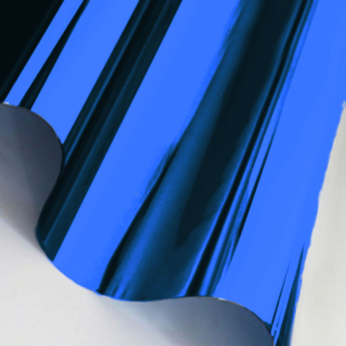 Chrome Royal Blue Adhesive Vinyl Choose Your Length
