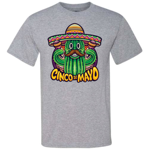 Cinco De Mayo Cactus (CCS DTF Transfer Only)