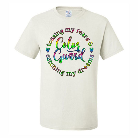 Color Guard Tossing Fears Catching Dreams Multicolor (CCS DTF Transfer Only)