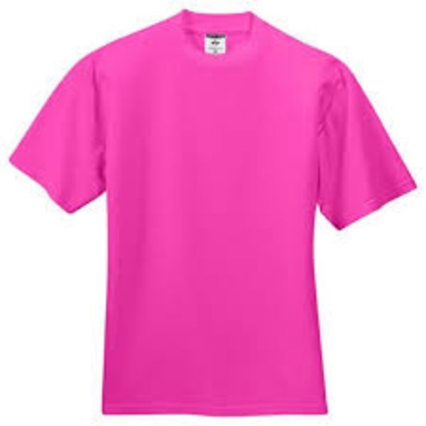 Adult Jerzees Brand 5.6oz 50/50 T-Shirt Color-Cyber Pink –