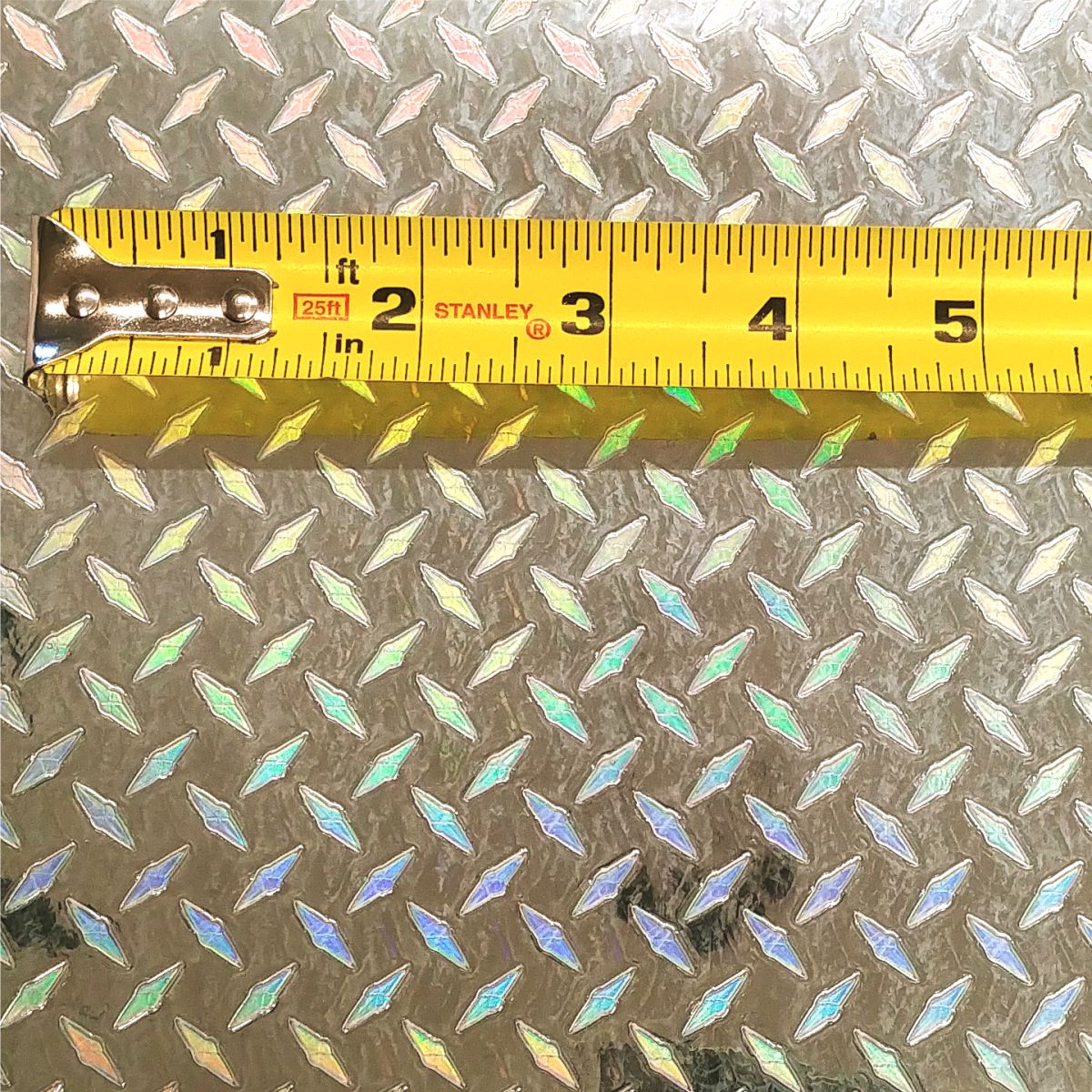 Diamond Plate Mini Holographic Silver - CraftCutterSupply.com