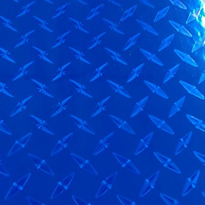 Diamond Plate Royal Blue Adhesive Vinyl CLEARANCE C