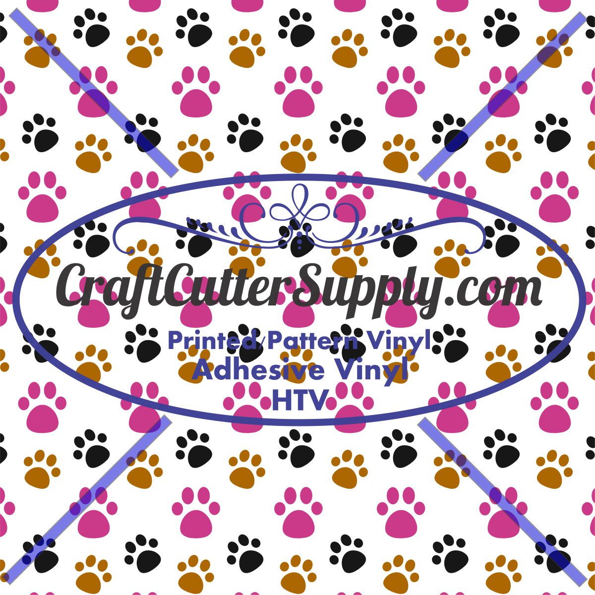 Dog Paw Pink 2 12x12
