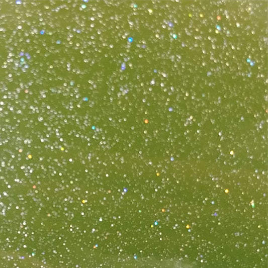 StyleTech Ultra FX Glitter - Drab Green Adhesive Vinyl CLEARANCE