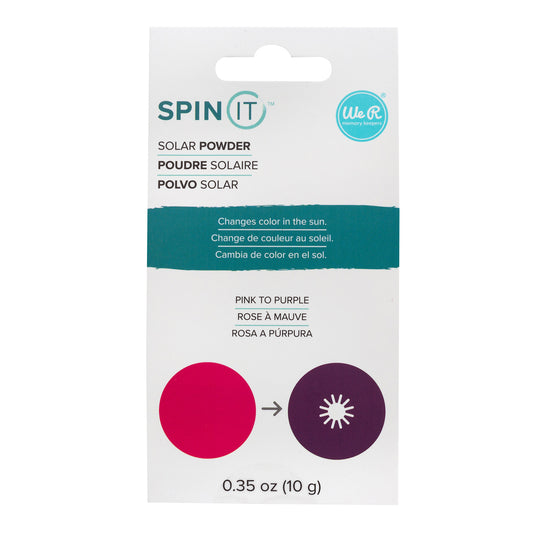 Spin It Solar Powder Pink To Purple CLEARANCE