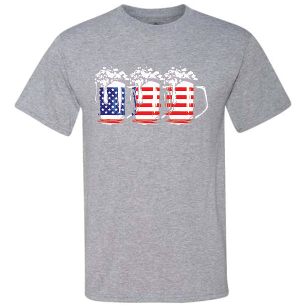 Flag Beer Mugs (CCS DTF Transfer Only)