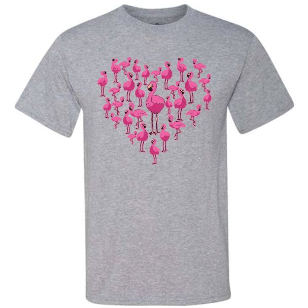 Flamingo Heart (CCS DTF Transfer Only)