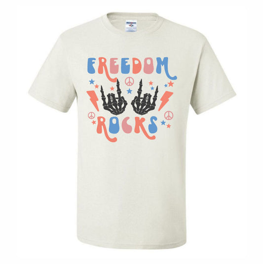 Freedom Rocks Skull Hands (CCS DTF Transfer Only)