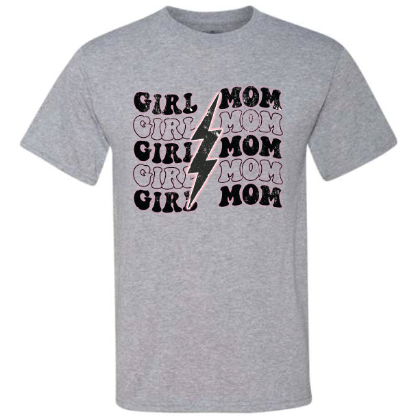 Girl Mom Lightning Bolt (CCS DTF Transfer Only)