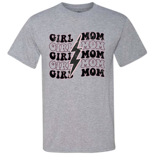 Girl Mom Lightning Bolt (CCS DTF Transfer Only)