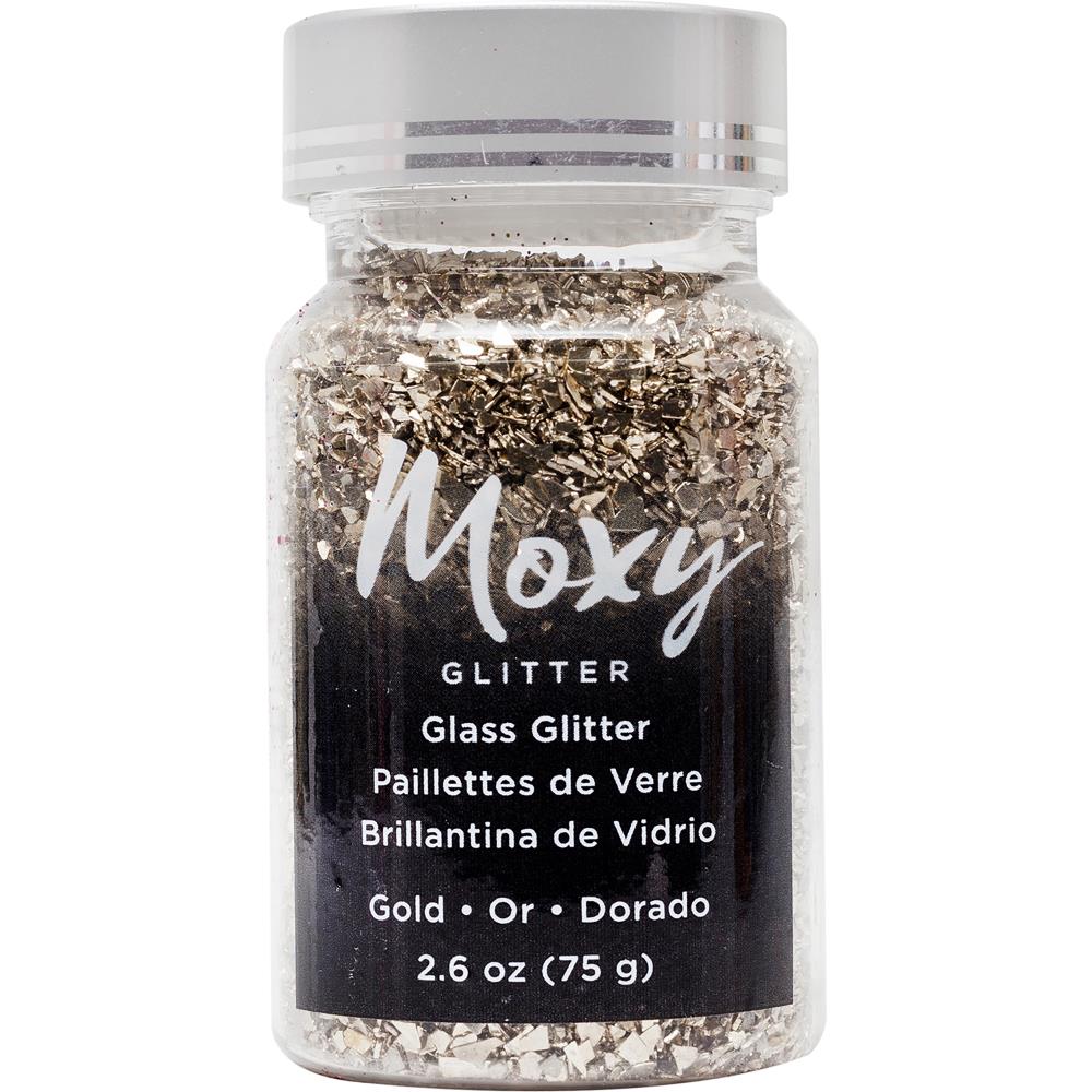 Moxy Glass Glitter Gold 2.6 ox Bottle –