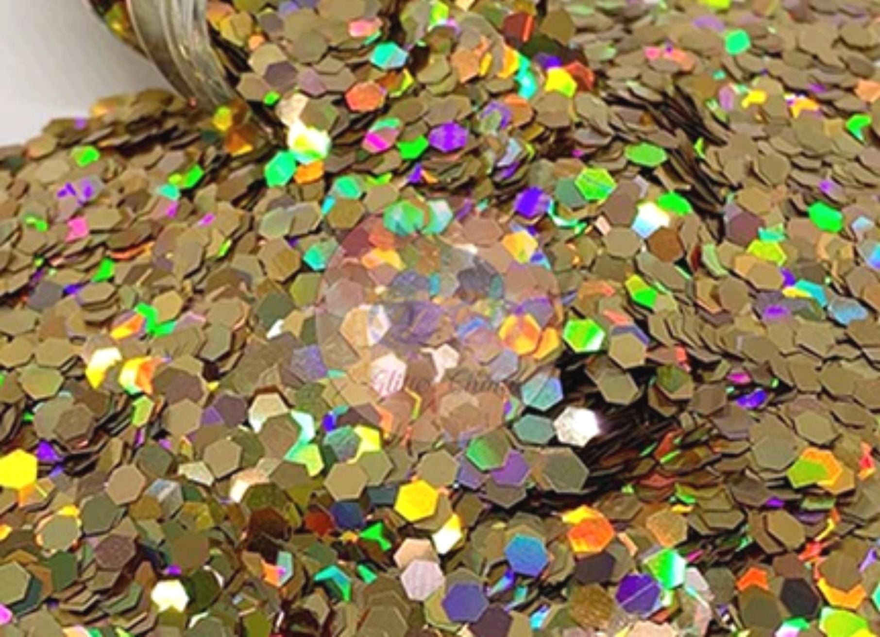 Gold Holographic Glitter –