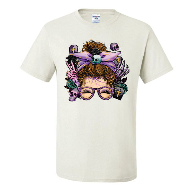 Gothic Messy Bun Girl (CCS DTF Transfer Only)