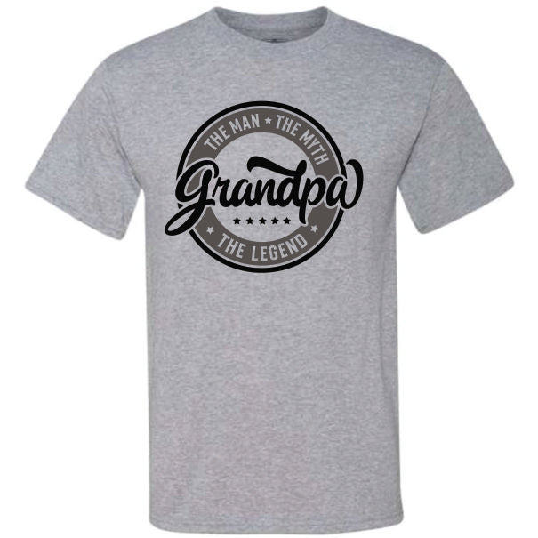 Grandpa The Man Myth Legend (CCS DTF Transfer Only)