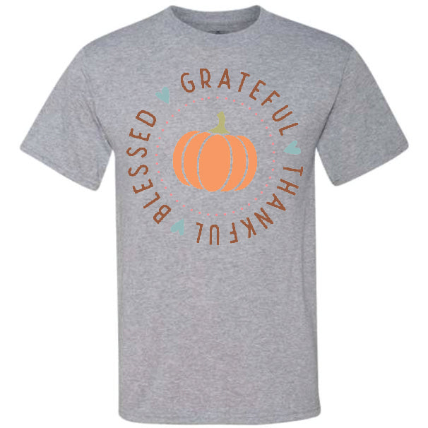 Grateful Thankful Blessed Pumpkin (CCS DTF Transfer Only)