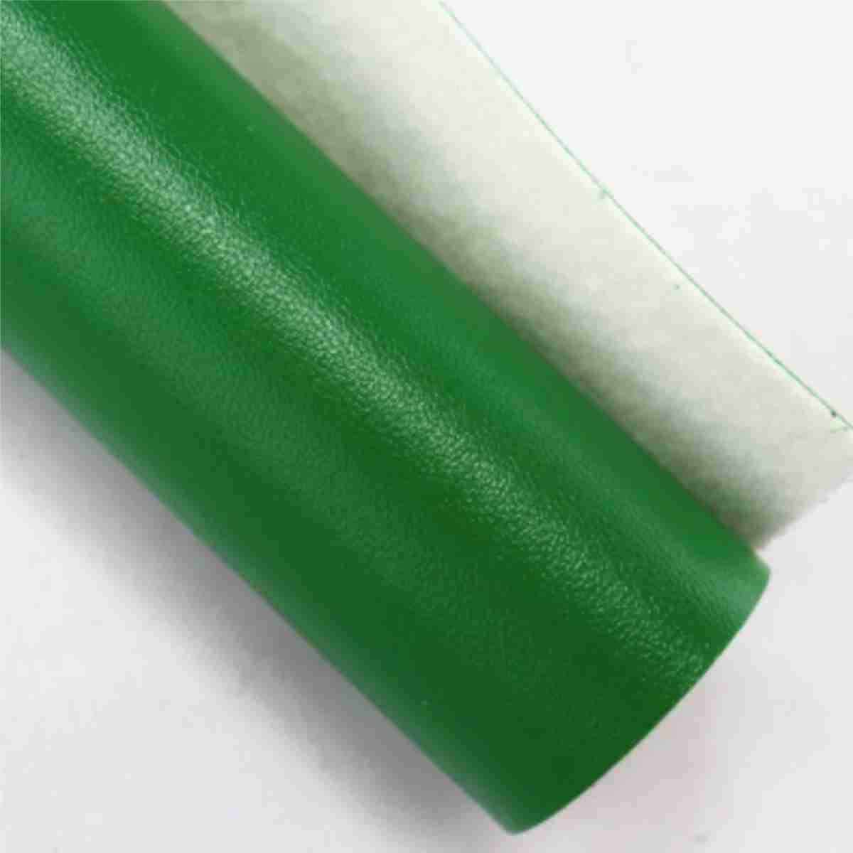 Faux Leather Green Fabric Synthetic 11.75in x 12in Sheets CLEARANCE