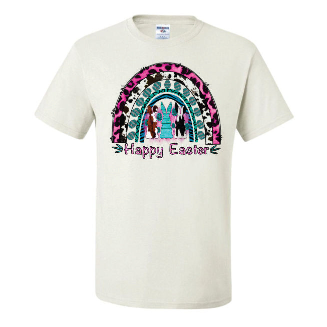 Happy Easter Cowhide Rainbow (CCS DTF Transfer Only)