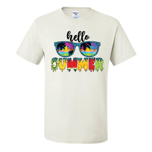 Hello Summer Sunglasses (CCS DTF Transfer Only)