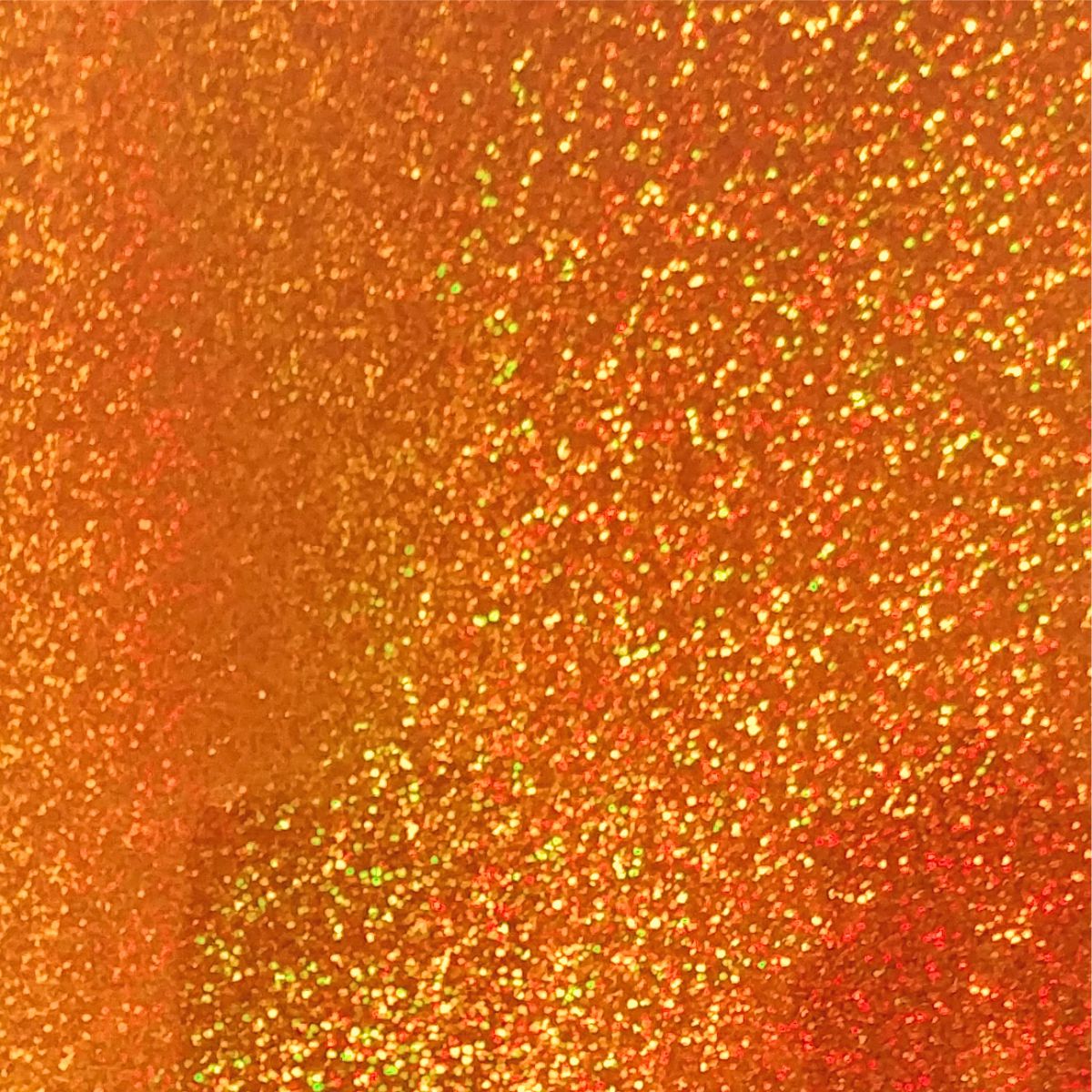 Holo Glitter Orange Adhesive Vinyl Choose Your Length –