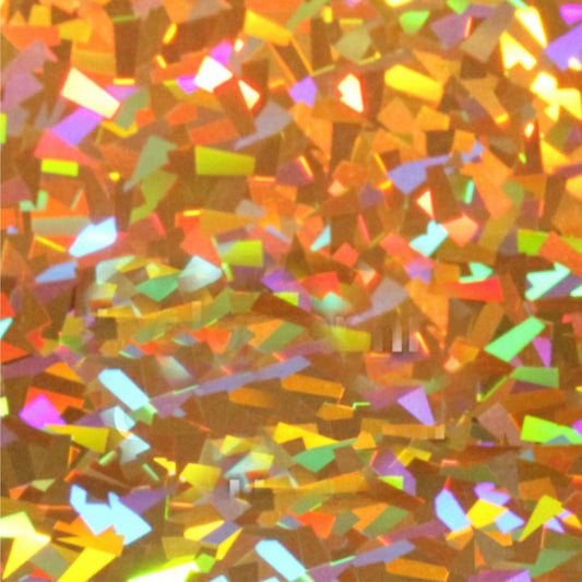 DecoSparkle® Holographic HTV Crystal Gold - CraftCutterSupply.com