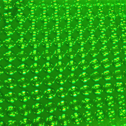 Holo Bubbles Fl Green Adhesive Vinyl Choose Your Length