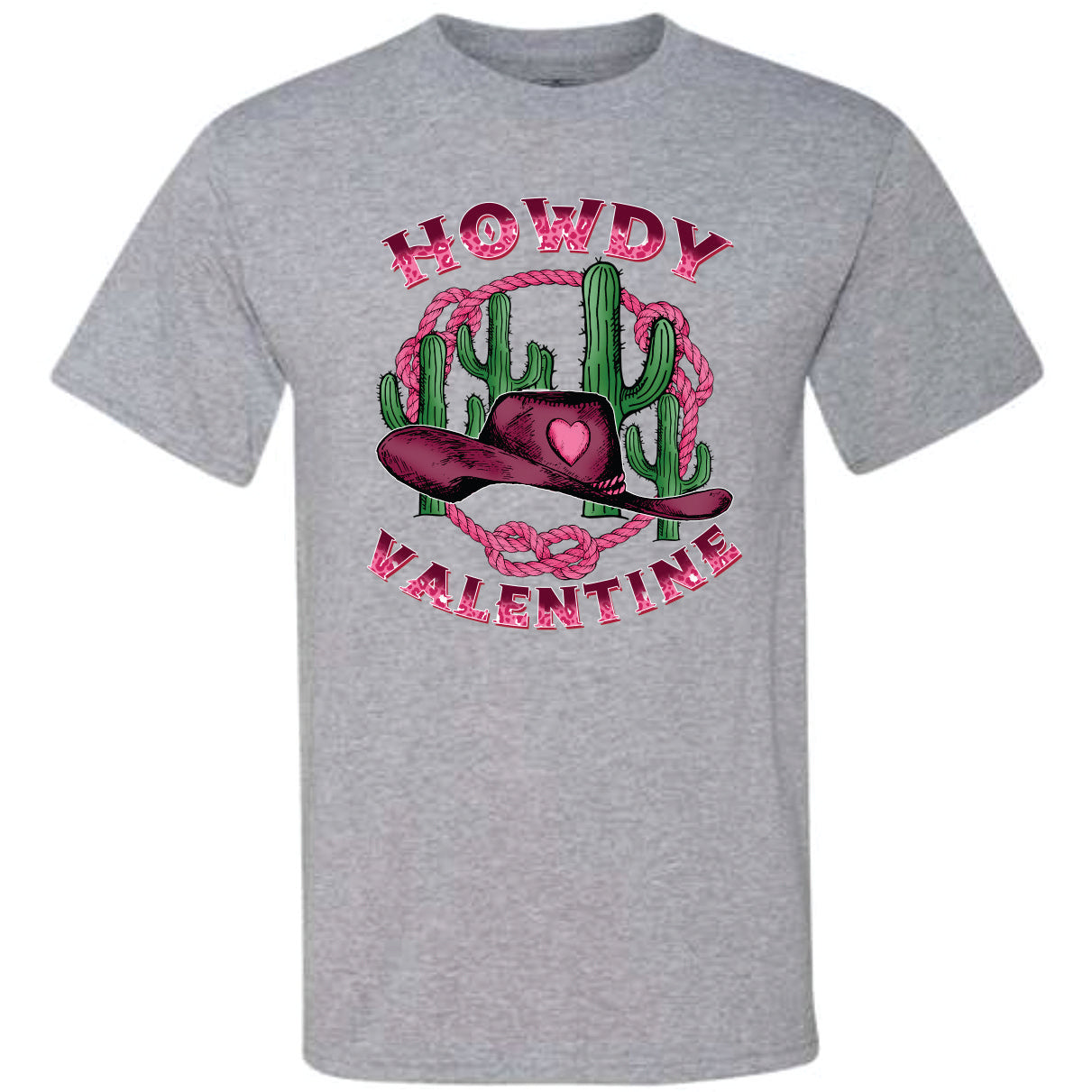 Howdy Valentine Cactus (CCS DTF Transfer Only)