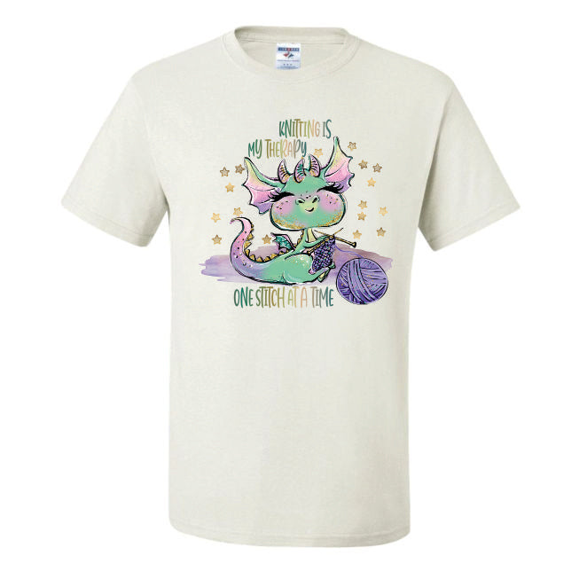 Knitting Is My Therapy (CCS DTF Transfer Only)