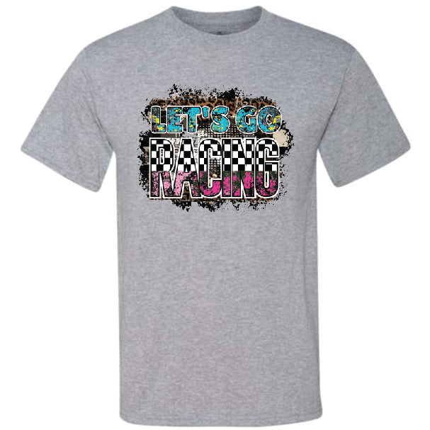 Let's Go Racing Pink (CCS DTF Transfer Only)