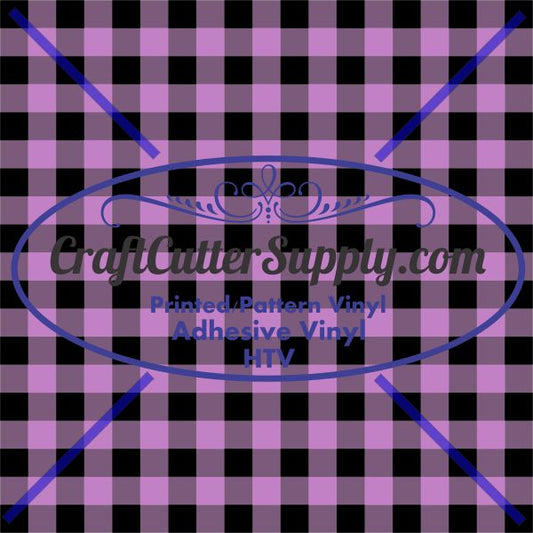 Light Purple Plaid Print 12x12 - CraftCutterSupply.com