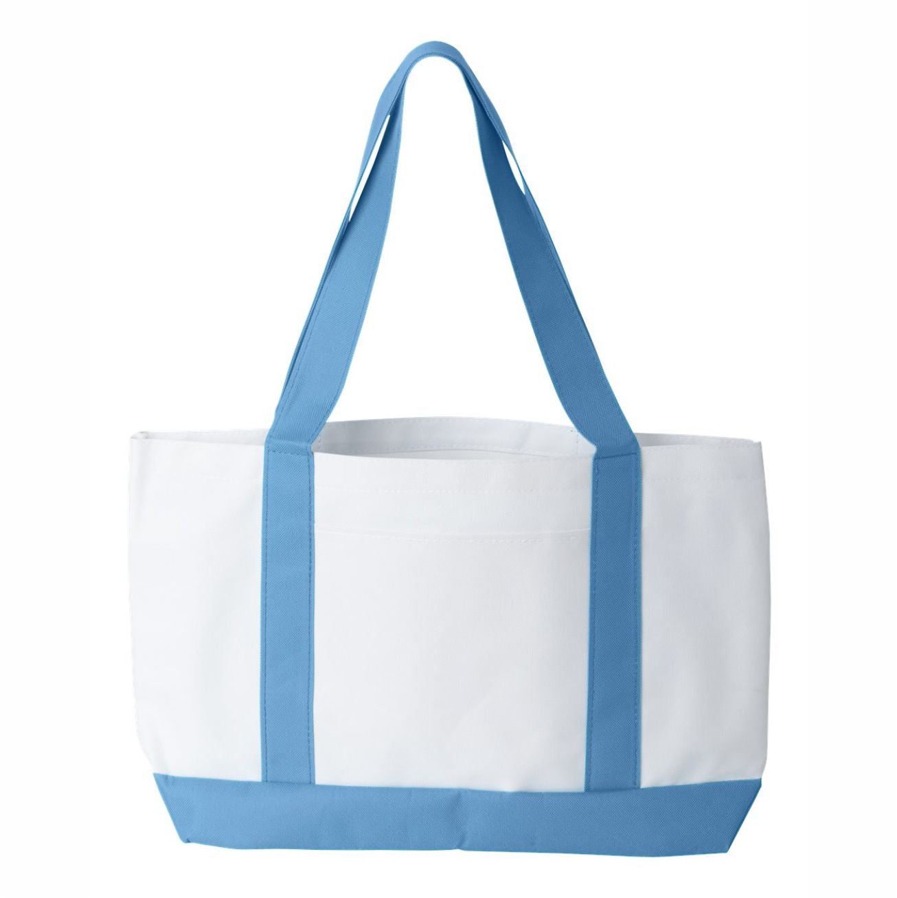 Liberty Bag P&O Cruiser Tote White/Light Blue
