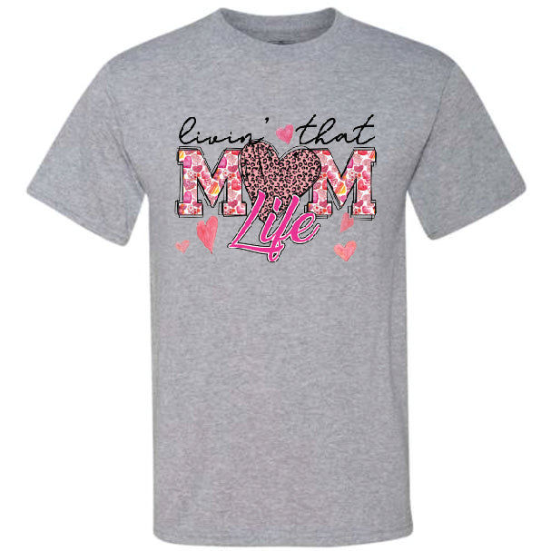 Livin That Mom Life Pink (CCS DTF Transfer Only)