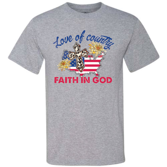 Love Of Country Faith In God (CCS DTF Transfer Only)