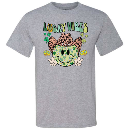Lucky Vibes Smiley (CCS DTF Transfer Only)