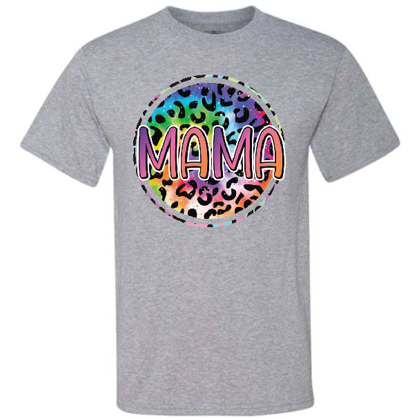 Mama Leopard Circle (CCS DTF Transfer Only)