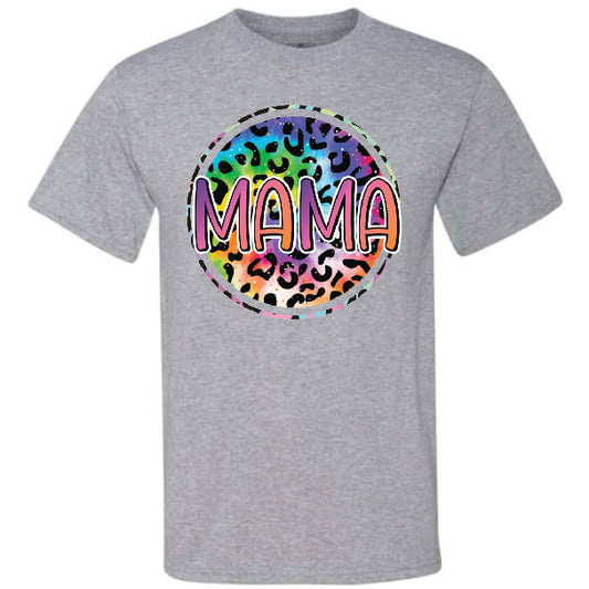 Mama Leopard Circle (CCS DTF Transfer Only)