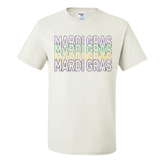 Mardi Gras Stacked (CCS DTF Transfer Only)