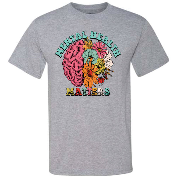 Mental Health Matters Flowers (CCS DTF Transfer Only)