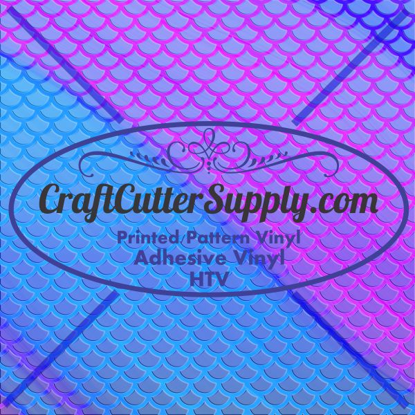 Mermaid Scales 1 12x12 - CraftCutterSupply.com